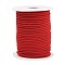 Nylon Threads, Milan Cords/Twisted Cords, Red, 3mm, about 21.87 yards(20m)/roll
