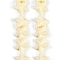 Synthetic Coral Dyed Carved Beads Strands, Starfish, Bisque, 16~17x14~15x6~6.5mm, Hole: 0.8mm, about 28pcs/strand, 13.19''(33.5cm)