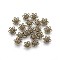 Tibetan Style Alloy Links, Lead Free & Nickel Free & Cadmium Free, Antique Bronze Color, 9x9x3mm, Hole: 1mm