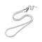 2.5MM 304 Stainless Steel Herringbone Chain Necklaces, Non-Tarnish, Stainless Steel Color, 15.94 inch(40.5cm)