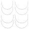 32Bags 4 Styles 304 Stainless Steel Bra Boning, Undergarment Sewing Fasteners, Stainless Steel Color, 147~190x100x0.8mm, 8 bags/style