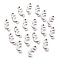 Non-Tarnish 304 Stainless Steel Pendants, Matte Style, Greek Alphabet, Stainless Steel Color, Letter.X, Letter.X: 12x5x1.5mm, Hole: 1.5mm