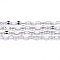 304 Stainless Steel Link Chains, with Spool, with Enamel, Soldered, Stainless Steel Color, White, 4~10x2x0.4~2mm, about 32.8 Feet(10m)/roll