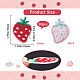 GORGECRAFT 50Pcs Strawberry Embroidered Patches Embroidery Cloth Iron on Patches Mini Cute Red Fruit Applique Patches for Women Sewing DIY Clothes Jackets Dress Jeans Hat Backpacks FIND-GF0004-84-2