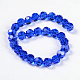 Faceted Round Imitation Austrian Crystal Glass Bead Strands G-PH0008-10-6mm-2
