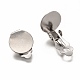 304 Stainless Steel Clip-on Earring Findings STAS-L259-001D-P-2