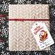 クリスマステーマ紙タグ  コットンロープ＆ヘンプロープ付き  ギフトタグはラベルを掛けます  クリスマスに飾る  ミックスカラー  パペサイザー：20.5x14cm CDIS-H003-04-9
