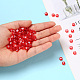 Transparent Red Acrylic Beads TACR-YW0001-08L-8