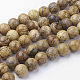 Chapelets de perle en jaspe avec images naturelles G-G735-16-12mm-1