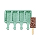 Food Grade DIY Rectangle Ice-cream Silicone Molds DIY-D062-03A-1