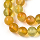 Glass Round Beads Strands GLAA-M044-01J-3