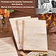 Planches à bois rectangulaires WOOD-WH0131-02C-5