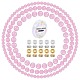 Perline rotonde in quarzo rosa naturale da 175 pezzo per la creazione di gioielli fai-da-te DIY-SZ0005-98-1