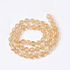 Chapelets de perles de citrine naturelle G-S281-53-6mm-2