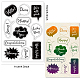 CRASPIRE Daily Language Clear Stamps Congratulations Stamp for Card Making Decoration Scrapbooking DIY-WH0167-57-0251-2