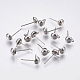 Accessoires de puces d'oreilles en 304 acier inoxydable STAS-P196-03-1