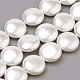 Cuentas perlas de concha de perla SHEL-Q015-08B-1