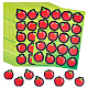 Olycraft 800 pièce (40 feuilles) d'autocollants en forme de pomme DIY-WH0308-202B-1