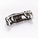 Smooth Surface 304 Stainless Steel Hollow Curved Tube Beads STAS-H312-1-3