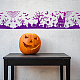 MAYJOYDIY 3pcs Halloween Stencils Spider Web Bat Pumpkin Witch Tower Stencil Splicing Style 11.8×11.8inch with Paint Brush Reusable Halloween Theme Drawing Stencils on Wood Walls Window DIY-MA0001-38B-5