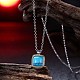 Turquoise Pendant Necklaces NJEW-BB21179-P-6