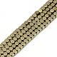 Electroplate Non-magnetic Synthetic Hematite Beads Strands G-Q486-61A-1