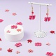 24Pcs 4 Style Spray Painted Alloy Pendants FIND-LS0001-57-6