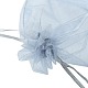 オーガンジー バッグ ジュエリー収納ポーチ  結婚式の好意パーティー メッシュ巾着ギフト バッグ  ライトグレー  23x17cm OP-YW0001-01F-06-3