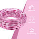 BENECREAT 9 Gauge(3mm) Aluminum Wire 82 Feet(25m) Bendable Metal Sculpting Wire Jewelry Craft Wire for Bonsai Trees AW-BC0007-3.0mm-20-6