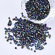 Galvanoplastie perles cylindriques en verre SEED-Q036-01A-B02-1