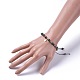 Adjustable Nylon Thread Braided Bead Bracelets BJEW-JB04675-01-5