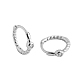Элегантные винтажные серьги-кольца из стерлингового серебра s925 WG3298-2-2