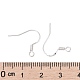 925 flacher Spiral-Ohrhaken aus Sterlingsilber X-STER-S002-53-3