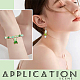 Sunnyclue 40 pièces 2 couleurs perles de chalumeau faites à la main LAMP-SC0001-29-5