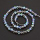 Round Synthetic Moonstone Beads Strands G-M210-12mm-11-2