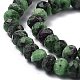 Natural Ruby in Zoisite Beads Strands G-I308-06-3