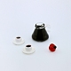 Набор мини-кофейников и чашек из смолы BOTT-PW0002-118-3