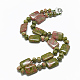 Colliers de perles en unakite naturelle NJEW-S395-01-1