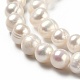 Fili di perle di perle d'acqua dolce coltivate naturali PEAR-L033-05C-2