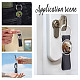 WADORN 4Pcs 4 Style Sublimation Keychain Blanks KEYC-WR0001-08-6