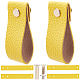 Imitation Leather Cabinet Handle Pull Knob DIY-WH0258-81E-1