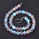 Synthetic Moonstone Beads Strands G-F430-01-10mm-2