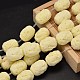 Dyed Carved Column Synthetic Coral Beads Strands CORA-O003-B-15-1