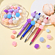Наборы для изготовления самодельных пластиковых ручек-бусин DIY-YW0012-38-5