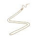 304 Edelstahl-Kabelketten-Halskette für Männer und Frauen NJEW-N050-A04-G20-3