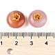 Бусины-рондель из натурального агата G-F773-02-3