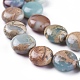 Chapelets de perles en jaspe aqua terra naturel G-F612-01B-3
