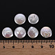 Perles de perles keshi naturelles PEAR-N020-L05-5