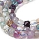 Natural Fluoite Beads Strands G-E608-E15-4