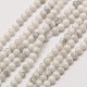 Howlite naturales hebras de perlas reronda X-G-A130-2mm-L02-1